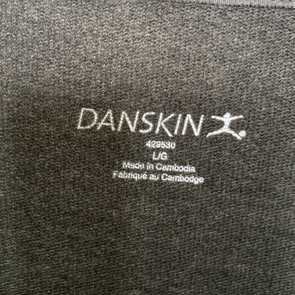 Danskin Wrap/Cardi Dark Grey Size Large - Picture 3 of 11